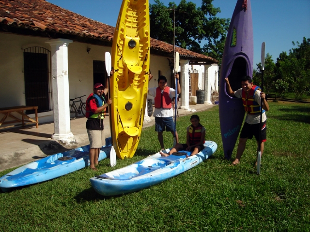  Preparazione dei kayak